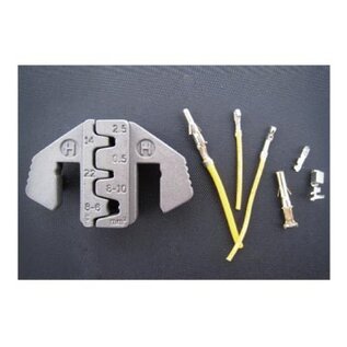 Cable-Engineer Krimpprofiel voor krimptang met wisselsysteem speciaal voor  open-barrel terminals & D-SUB V3.5 : 0.5 / 2.5 / 8-10 mm2 (14-8AWG)