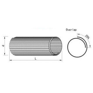 Cable-Engineer.com Cable-Engineer Zelfsluitende vlechtkous - 25mm - PET Polyester - 8 meter
