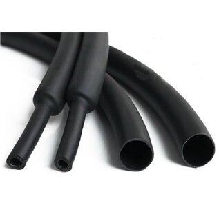 Cable-Engineer Box met 5 meter enkelwandige krimpkous  9,8 / 4,8 mm met krimpratio : 2:1 - Zwart