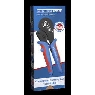 WEICON WEICON hexagonale krimptang voor adereindhulzen  aan kabel van 0,5 - 16mm2 - 10100513