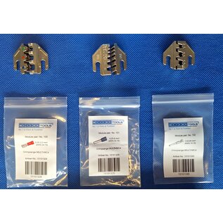 WEICON WEICON Multi-krimptang set met 3 verwisselbare profielen voor krimpen van kabelschoenen / adereindhulzen en MC4 - 10100515