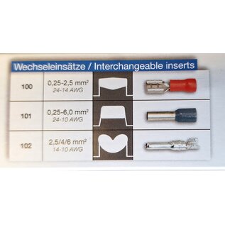 WEICON WEICON Multi-krimptang set met 3 verwisselbare profielen voor krimpen van kabelschoenen / adereindhulzen en MC4 - 10100515