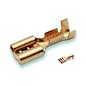 Cable-Engineer 50x Messing Vlakstekerhulzen(vrouw)  4,8 x 0,8 mm - open-barrel aansluiting