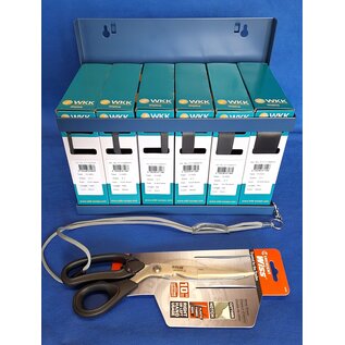 Cable-Engineer Stalen display met 6 verschillende maten enkelwandige krimpkous met krimpratio 2:1