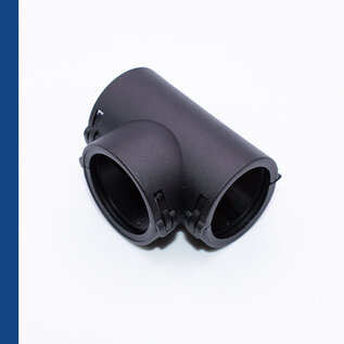 Schlemmer / Delfingen Schlemmer POLYFLEX: T-Splitsing Ribbelbuis - NW 37-17-37 - Vorm A - PA66 - 980632