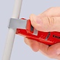 KNIPEX KNIPEX Kabelmes met zelfspannende grijpbeugel en haakmes met beschermkap - 8 - 28 mm- 16 20 165 SB