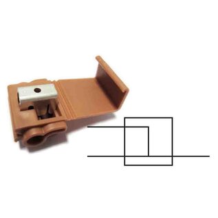 Cable-Engineer Scotch Lock Quick Splice Double Tab kabel connector Bruin voor draden van  0,75-2,0 / 4,0-6,0 mm2