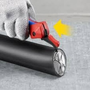 KNIPEX KNIPEX kabelmes / ontmantelgereedschap met ratelfunctie - 16 50 145 SB