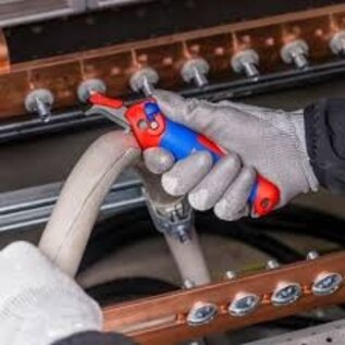 KNIPEX KNIPEX kabelmes / ontmantelgereedschap met ratelfunctie - 16 50 145 SB