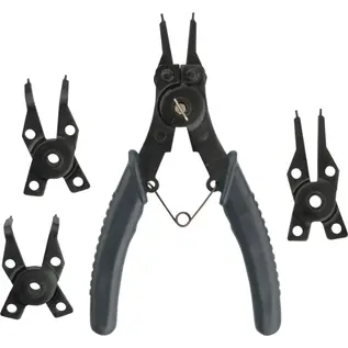 KWB KWB Borgveertang-set met 4 verwisselbare bekken voor binnen- en buitenringen