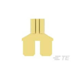 TE Connectivity TE Faston Adapter - 2x tab + 1x receptacle 6,3x0,8 - Messing - 61765-1 - 10 stuks