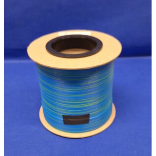 Cable-Engineer FLRY-B kabel 0,50mm2 - flexibele voertuigkabel op rol met 500 meter - Kleur Groen / Blauw