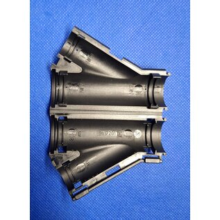 Schlemmer / Delfingen Y-Splitsing ribbelbuis - 17-13-17 - Vorm B - PA66 - Schlemmer Polyflex 9817201