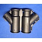 Schlemmer / Delfingen Y-Splitsing ribbelbuis - 22-17-17 - Vorm B - PA66 - Schlemmer Polyflex 9817202