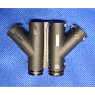Schlemmer / Delfingen Y-Splitsing ribbelbuis - NW 10-10-10 - Vorm D - PA66 - Schlemmer Polyflex 9817303