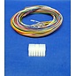 Molex Complete set met Molex MiniFit Jr. Receptacle connector 14-Pos. (2-Rij) + 14x 2m. 0,50mm2 FLRY-B kabel  met contacten (pre-crimped)