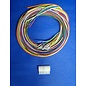 Molex Complete set met Molex MiniFit Jr. Receptacle connector 14-Pos. (2-Rij) + 14x 2m. 0,50mm2 FLRY-B kabel  met contacten (pre-crimped)