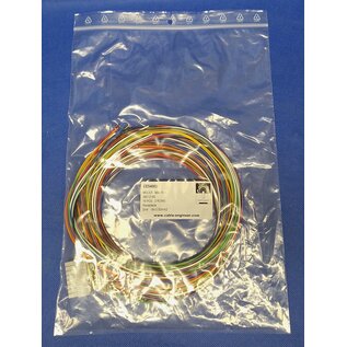 Molex Complete set met Molex MiniFit Jr. Receptacle connector 16-Pos. (2-Rij) + 16x 2m. 0,50mm2 FLRY-B kabel  met contacten (pre-crimped)