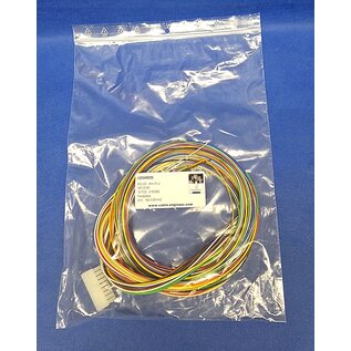 Molex Complete set met Molex MiniFit Jr. Receptacle connector 18-Pos. (2-Rij) + 18x 2m. 0,50mm2 FLRY-B kabel  met contacten (pre-crimped)