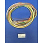 Molex Complete set met Molex MiniFit Jr. Receptacle connector 18-Pos. (2-Rij) + 18x 2m. 0,50mm2 FLRY-B kabel  met contacten (pre-crimped)