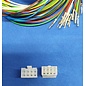 Molex Complete set met Molex MiniFit Jr. Plug & Receptacle 8-Pos. (2-Rij) + 16x 2m. 0,50mm2 kabel en contacten