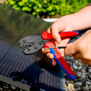KNIPEX KNIPEX PreciForce krimptang voor MC4 (Solar) en MC4 EVO 2 Connectoren - 97 52 42
