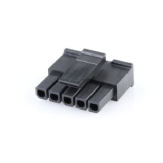 Molex Pre-crimped Molex MicroFit 3.0 set: 5-Pos./1-Rij Plug + Receptacle Housing met 10x 2m. 0,35mm2 kabel +contacten gemonteerd