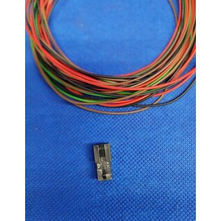 Molex Pre-crimped Molex Micro Fit 3.0 set: 4-Pos. / 2-rij Plug Housing met 4x 2m. 0,35mm2 kabel met contacten gekrompen
