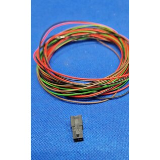 Molex Pre-crimped Molex Micro Fit 3.0 set: 4-Pos. / 2-rij Plug Housing met 4x 2m. 0,35mm2 kabel met contacten gekrompen