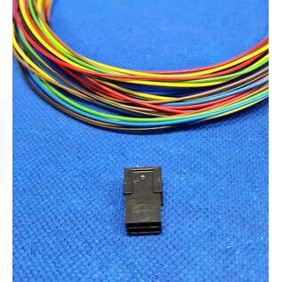 Molex Pre-crimped Molex Micro Fit 3.0 set: 6-Pos. / 2-rij Plug Housing met 6x 2m. 0,35mm2 kabel met contacten gekrompen