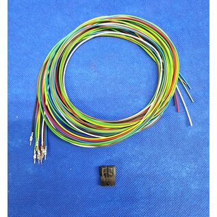 Molex Pre-crimped Molex Micro Fit 3.0 set: 8-Pos. / 2-rij Plug Housing met 8x 2m. 0,35mm2 kabel met contacten gekrompen
