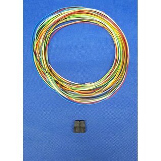 Molex Pre-crimped Molex Micro Fit 3.0 set: 10-Pos. / 2-rij Plug Housing met 10x 2m. 0,35mm2 kabel met contacten gekrompen