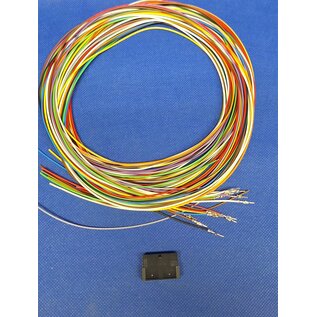 Molex Pre-crimped Molex Micro Fit 3.0 set: 16-Pos. / 2-rij Plug Housing met 16x 2m. 0,35mm2 kabel met contacten gekrompen
