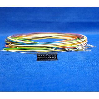 Molex Pre-crimped Molex Micro Fit 3.0 set: 16-Pos. / 2-rij Plug Housing met 16x 2m. 0,35mm2 kabel met contacten gekrompen