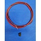 Molex Pre-crimped Molex MicroFit 3.0 set: 2-Pos./ 2-rij Receptacle Housing met 2x 2m. 0,35mm2 kabel met contacten gekrompen