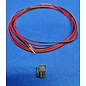 Molex Pre-crimped Molex MicroFit 3.0 set: 2-Pos./ 2-rij Receptacle Housing met 2x 2m. 0,35mm2 kabel met contacten gekrompen