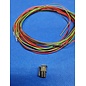 Molex Pre-crimped Molex MicroFit 3.0 set: 4-Pos./ 2-rij Receptacle Housing met 4x 2m. 0,35mm2 kabel met contacten gekrompen