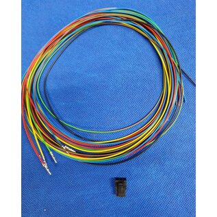 Molex Pre-crimped Molex MicroFit 3.0 set: 6-Pos./ 2-rij Receptacle Housing met 6x 2m. 0,35mm2 kabel met contacten gekrompen
