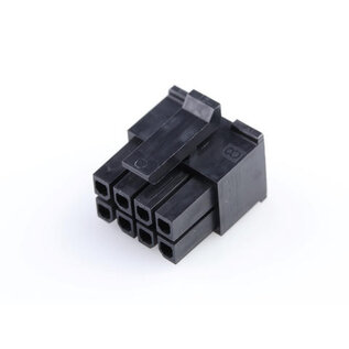 Molex Pre-crimped Molex MicroFit 3.0 set: 8-Pos./ 2-rij Receptacle Housing met 8x 2m. 0,35mm2 kabel met contacten gekrompen