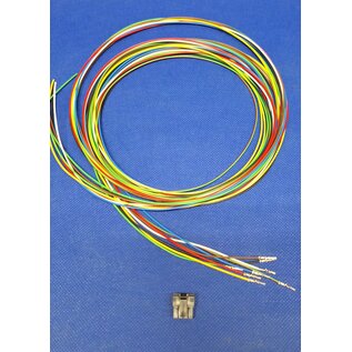 Molex Pre-crimped Molex MicroFit 3.0 set: 8-Pos./ 2-rij Receptacle Housing met 8x 2m. 0,35mm2 kabel met contacten gekrompen