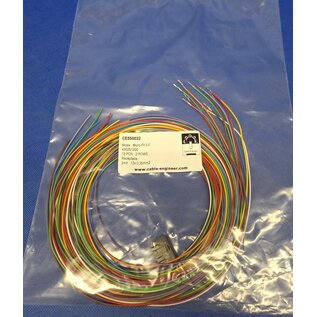 Molex Pre-crimped Molex MicroFit 3.0 set: 12-Pos./ 2-rij Receptacle Housing met 12x 2m. 0,35mm2 kabel met contacten gekrompen