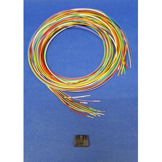 Molex Pre-crimped Molex MicroFit 3.0 set: 12-Pos./ 2-rij Receptacle Housing met 12x 2m. 0,35mm2 kabel met contacten gekrompen