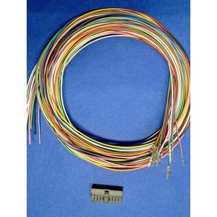 Molex Pre-crimped Molex MicroFit 3.0 set: 20-Pos./ 2-rij Receptacle Housing met 20x 2m. 0,35mm2 kabel met contacten gekrompen