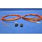 Molex Pre-crimped Molex MicroFit 3.0 set: 2-Pos./2-Rij Plug + Receptacle Housing met 4x 2m. 0,35mm2 kabel met contacten gemonteerd