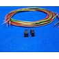 Molex Pre-crimped Molex MicroFit 3.0 set: 4-Pos./2-Rij Plug + Receptacle Housing met 8x 2m. 0,35mm2 kabel met contacten gemonteerd