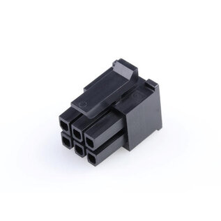 Molex Pre-crimped Molex MicroFit 3.0 set: 6-Pos./2-Rij Plug + Receptacle Housing met 12x 2m. 0,35mm2 kabel met contacten gemonteerd - Copy