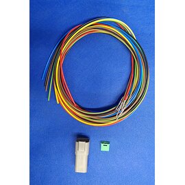 TE Connectivity DT set: 6-Pos. Receptacle + 6x 2m. 1,5mm2 kabel