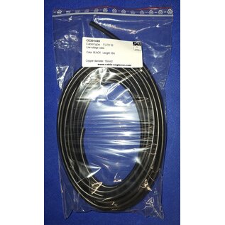 Cable-Engineer FLRY-B kabel 10,0 mm2 - flexibele voertuigkabel - 10 meter Kleur ZWART