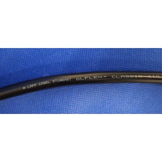 LAPP Benelux LAPP ÖLFLEX® CLASSIC 110 - 2x 1,0 mm2 - Voedings- en stuurstroomkabel - Zwart - 0,6/1 kV  - Per meter - 1120266