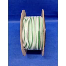 Cable-Engineer 1,5mm2 -  FLRY-B kabel  - 100m. - Wit / Groen
